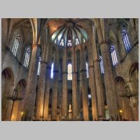 Barcelona, Església de Santa Maria del Mar, photo Antoni63, Wikipedia.jpg